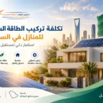 تكلفة تركيب الطاقة الشمسية للمنازل
