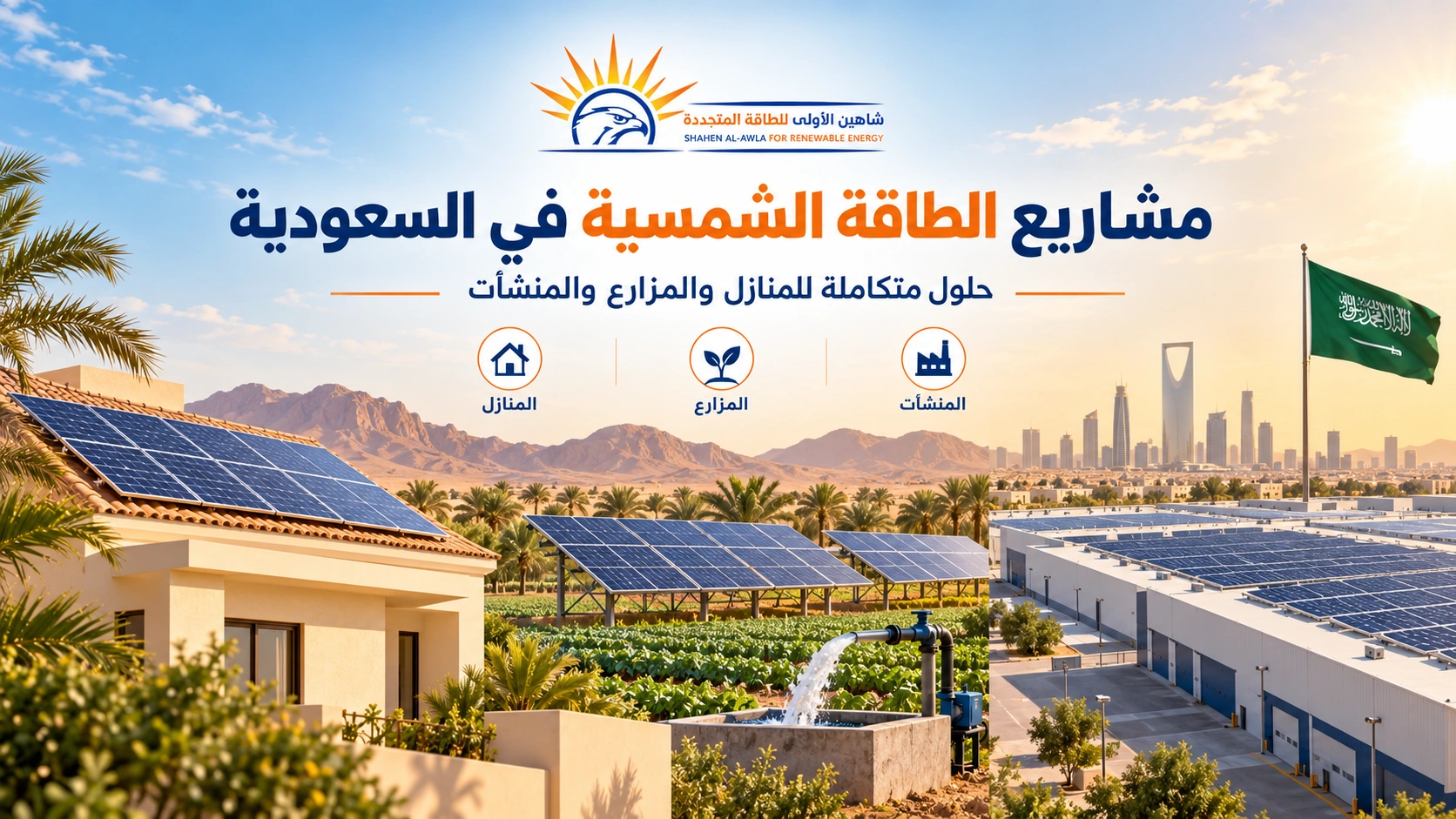 مشاريع الطاقة الشمسية في السعودية